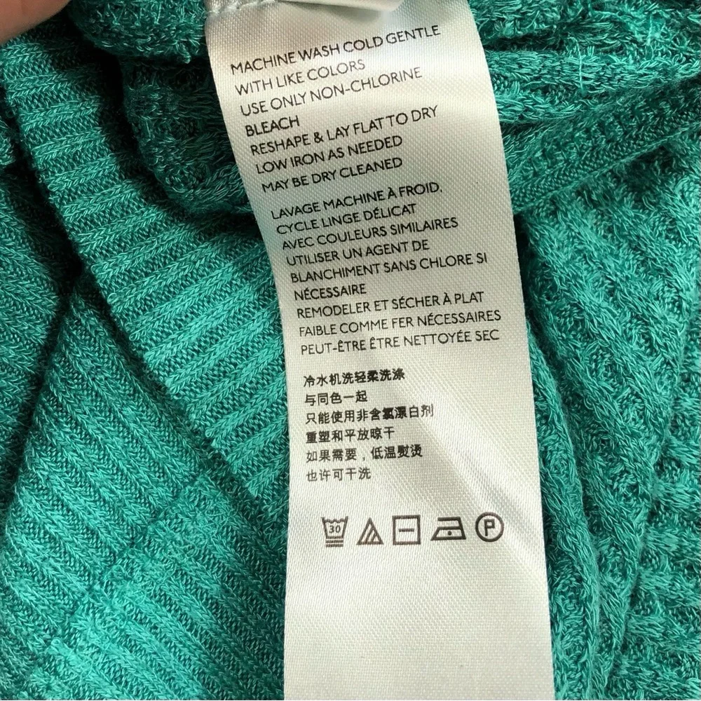 Free people North Shore Aqua Bright Thermal Tunic Size Small
